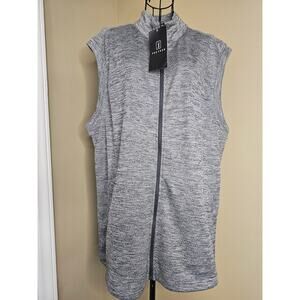 PGA TOUR Golf Black Lava Heather VEST men's size XL Gift
